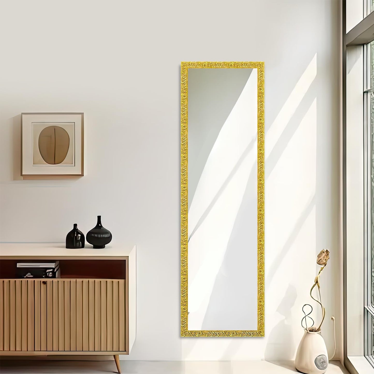 Beauty4U  50"x 14" Wall Mirror,Gold